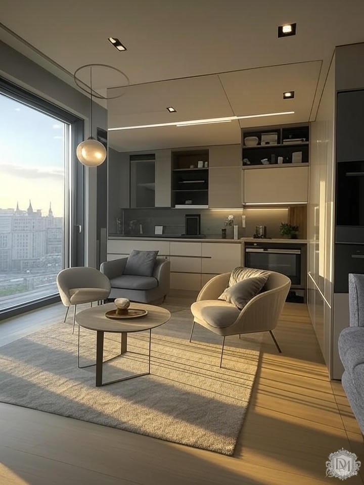 Встроенные системы хранения в современной московской квартире