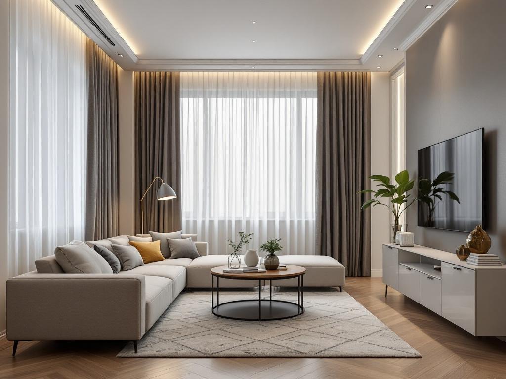 Терапевтический интерьер с мягким рассеянным светом и натуральными материалами