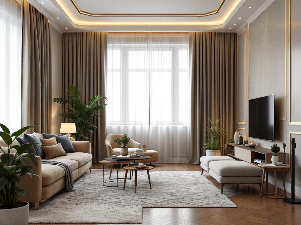 Биофильный дизайн интерьера с множеством растений и натуральными материалами