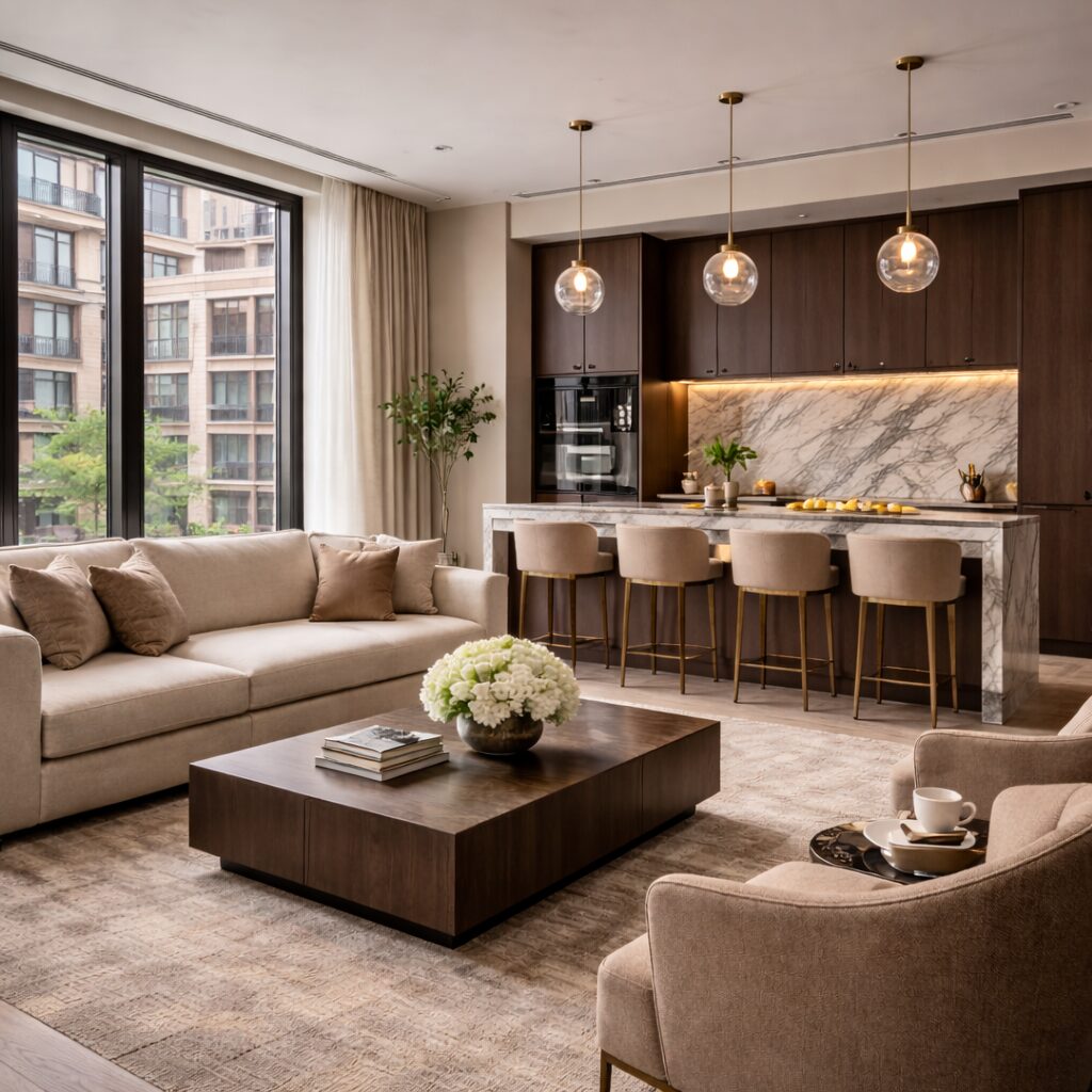 Интерьеры клубного дома Brodsky от Vesper — дизайн и реализация под ключ