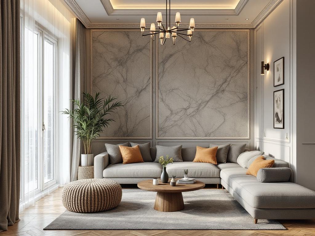 Дизайн лестницы в двухэтажном коттедже с подсветкой