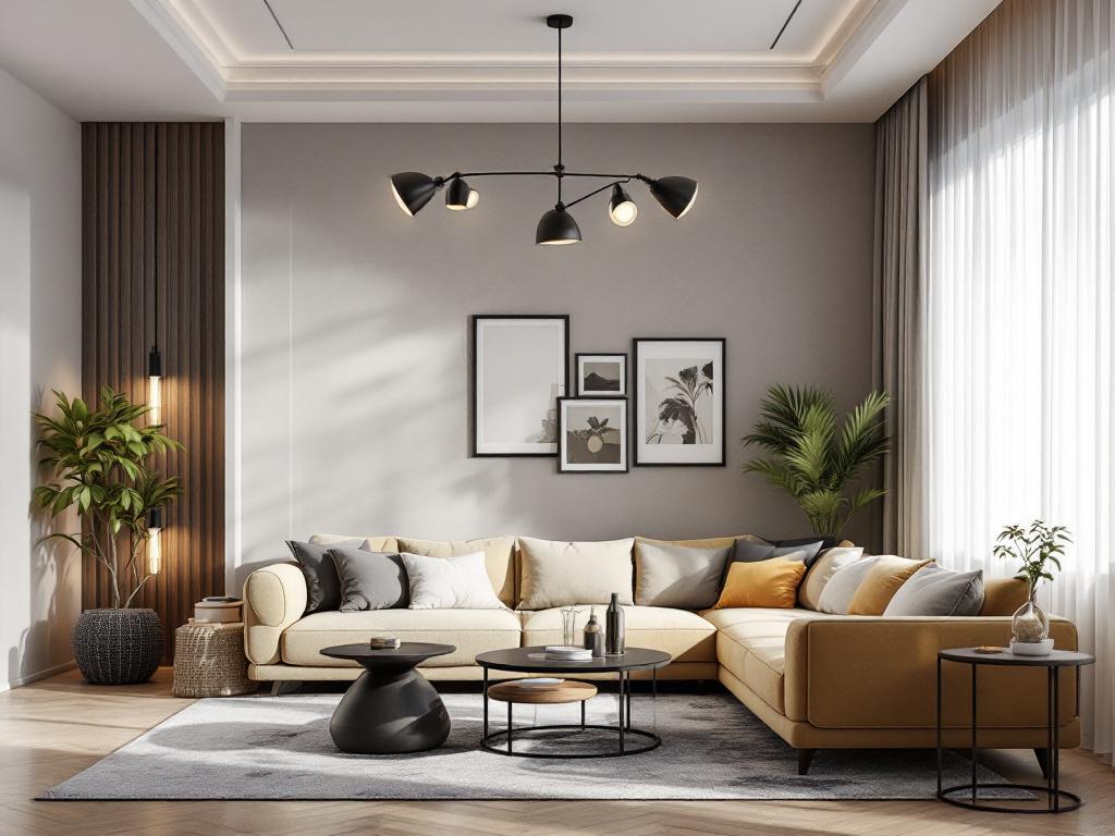 Многоуровневая система освещения в детской комнате