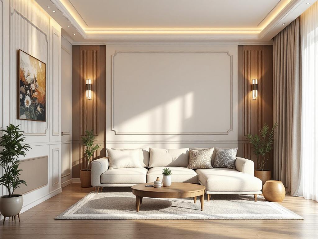 3D визуализация дизайн-проекта панельной квартиры