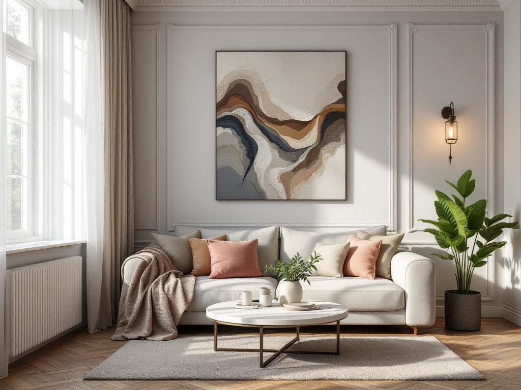 Натуральные материалы в мягком минимализме