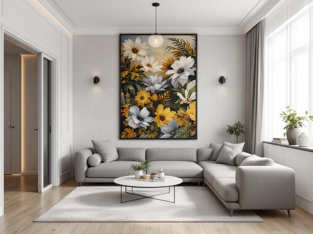 квартира с зонированием по стилям