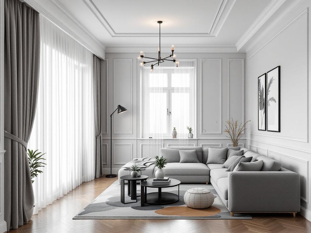 Планировка ресторана с зонированием зала и кухни