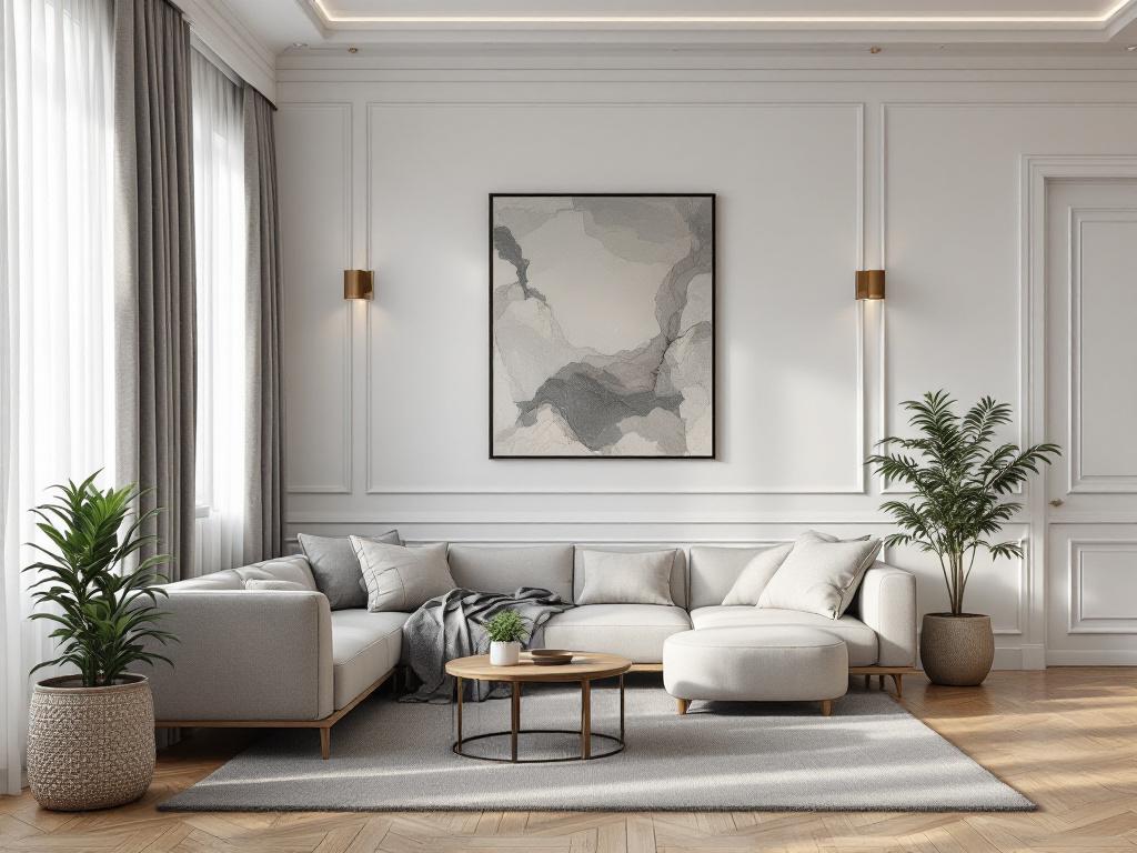 схема освещения произведений искусства в интерьере