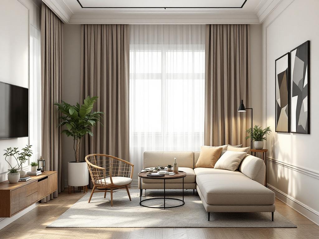 Планировка кухни в квартире бизнес-класса с островом