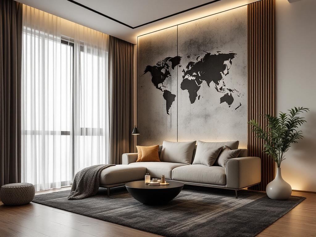 глубокий изумрудный цвет в современном интерьере