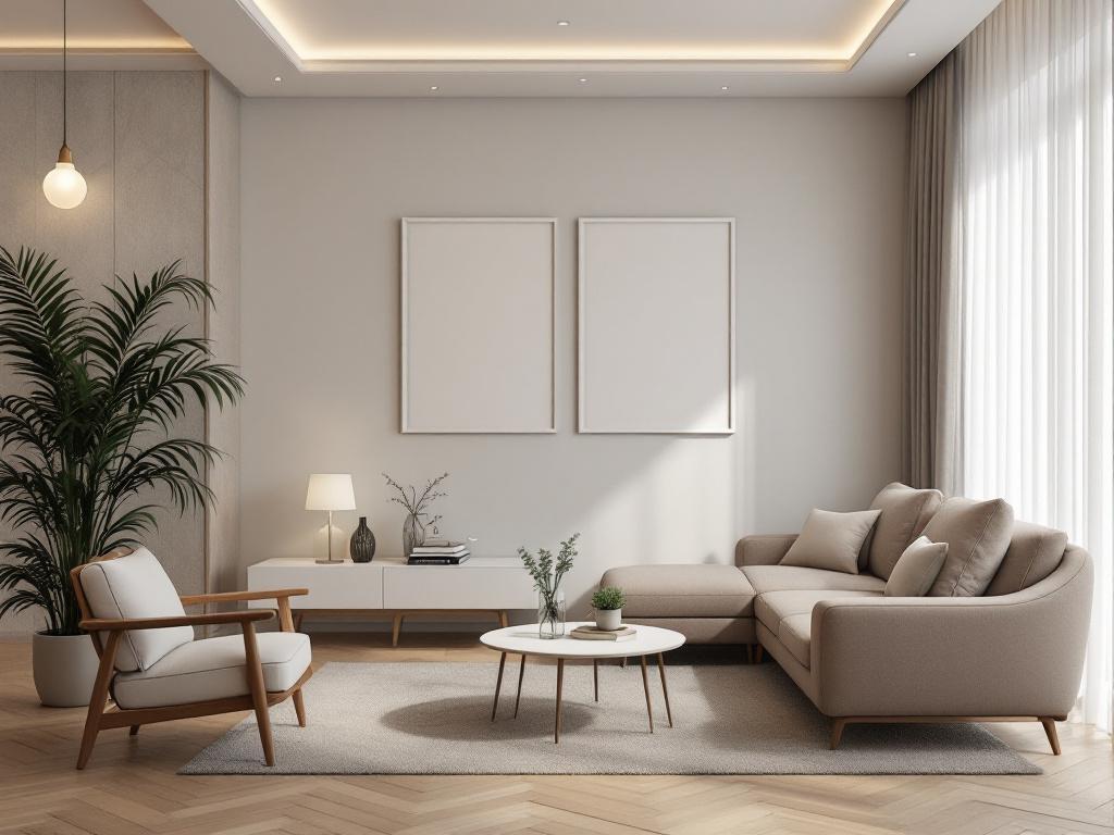 разнообразие текстур в монохромном сером интерьере