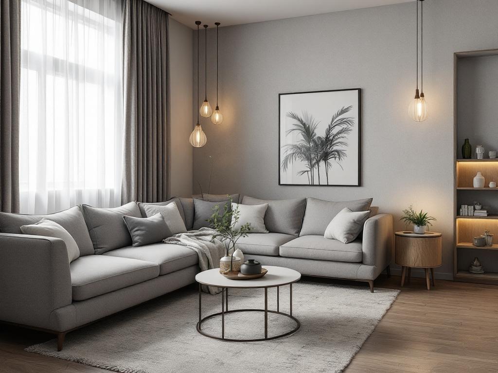 Функциональное зонирование четырёхкомнатной квартиры схема