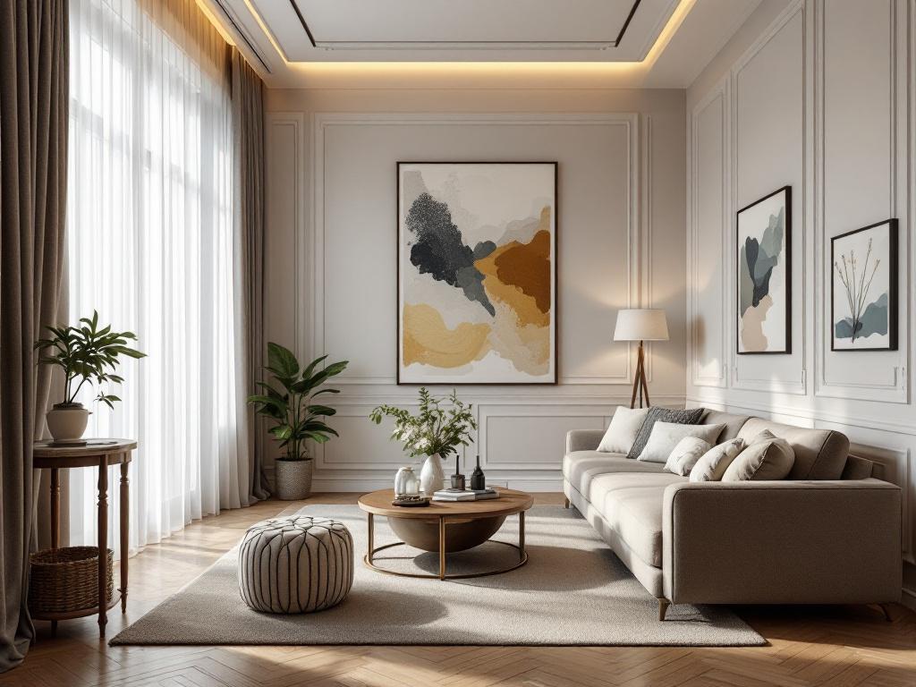 Тренды дизайна интерьера 2026 четырёхкомнатная квартира