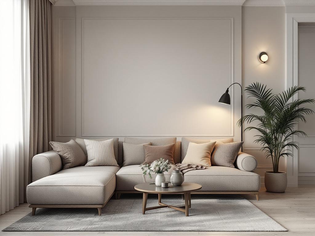 Пример планировки трёхкомнатной квартиры с экологичными зонами