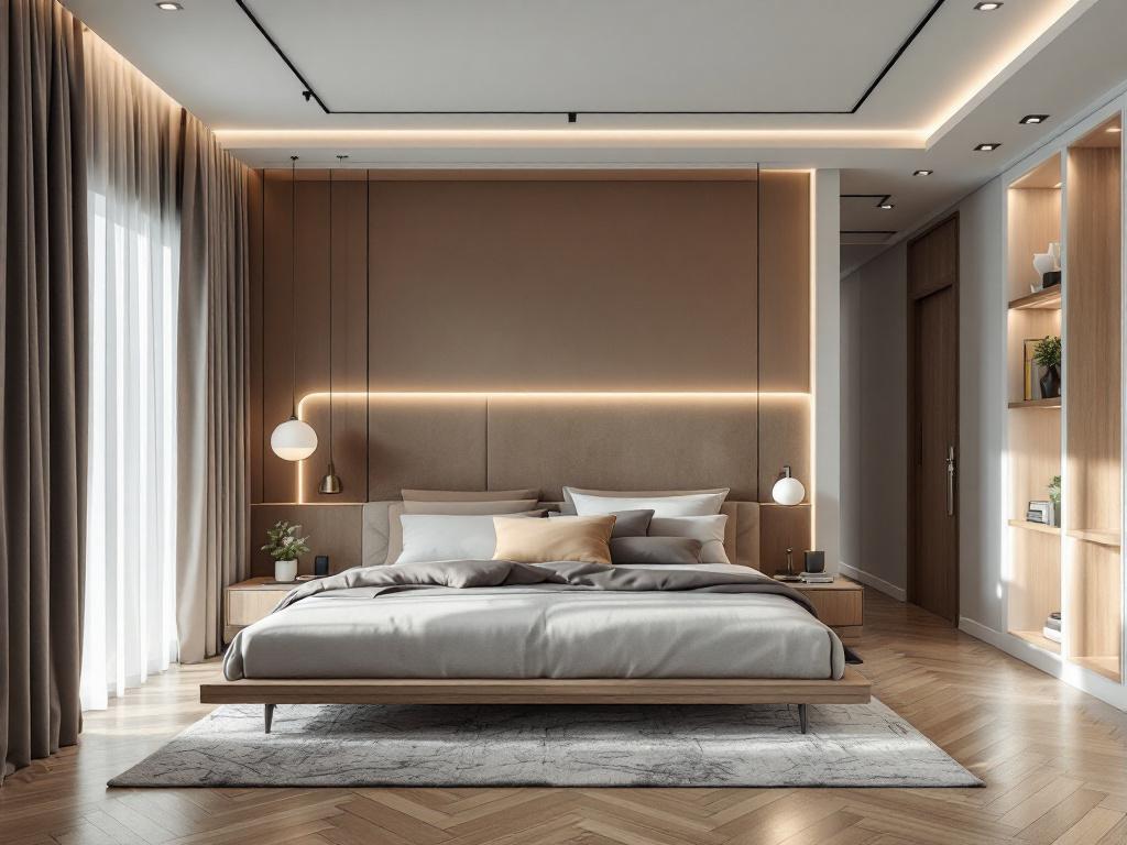 дизайнерское кресло как акцент в минималистичном дизайне интерьера квартиры