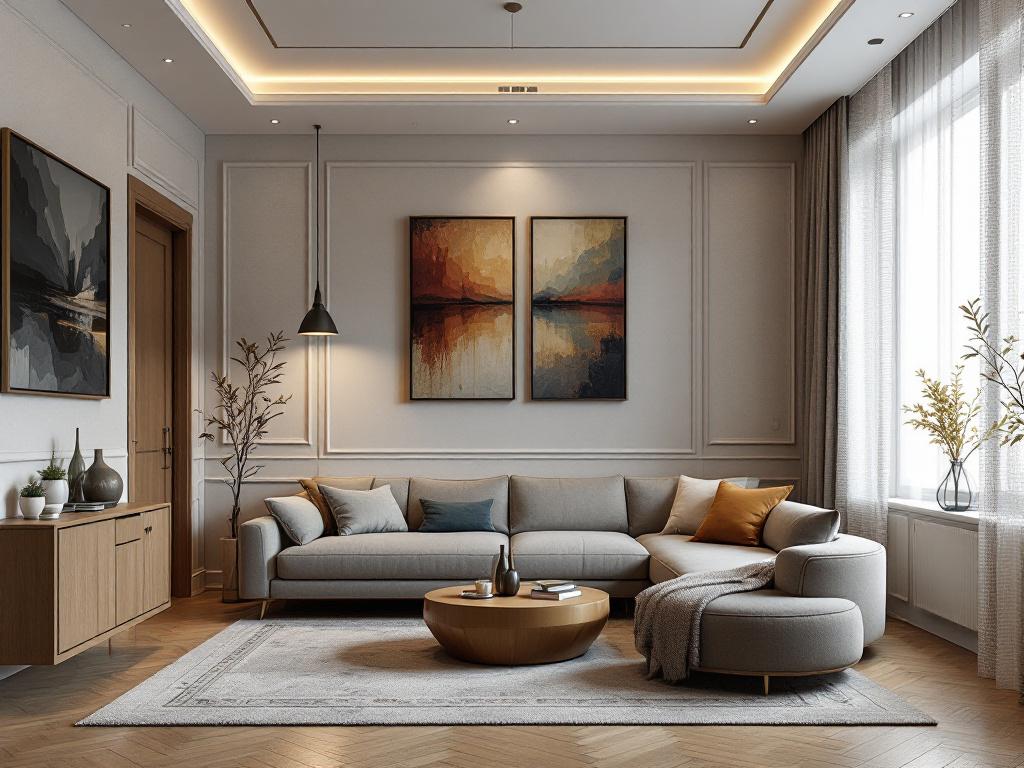 Гостиная по Васту в московской квартире — планировка и декор