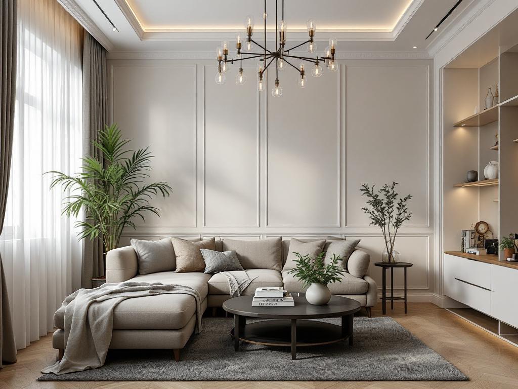 Декор и текстиль в интерьере новостройки