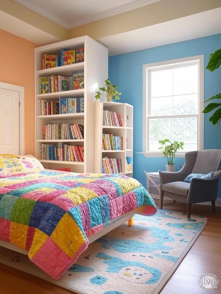 Примеры цветовых сочетаний в дизайне детской комнаты