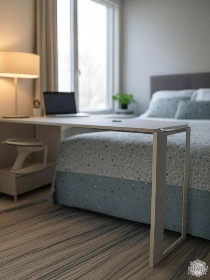 Современный дизайн комнаты для подростка с рабочей зоной