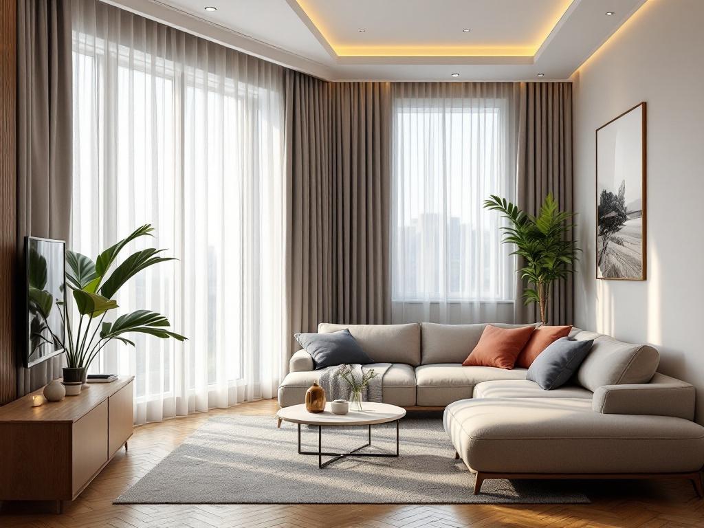 Схема планировки угловой квартиры с двумя рядами окон