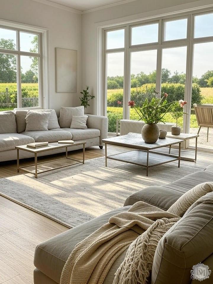 Скандинавский стиль в интерьере загородного дома