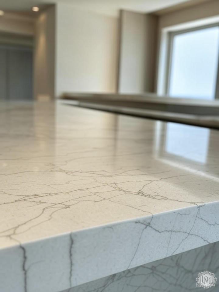 натуральный мрамор в интерьере элитного пентхауса