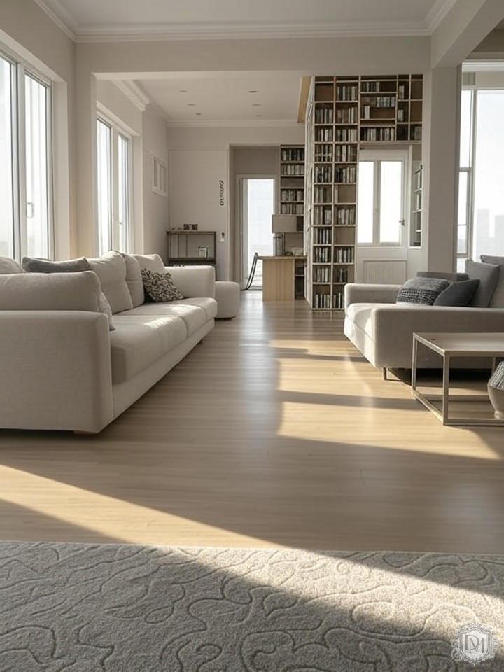 обмерочный план двухуровневой квартиры с указанием всех размеров