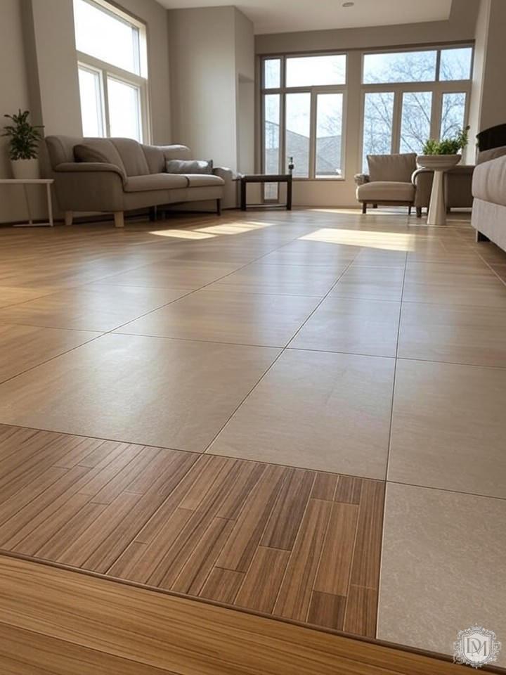 материалы для пола в двухуровневой квартире керамогранит ламинат паркет