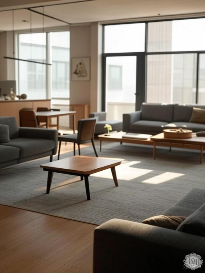 3D визуализация дизайна вторичной квартиры в Москве современный стиль