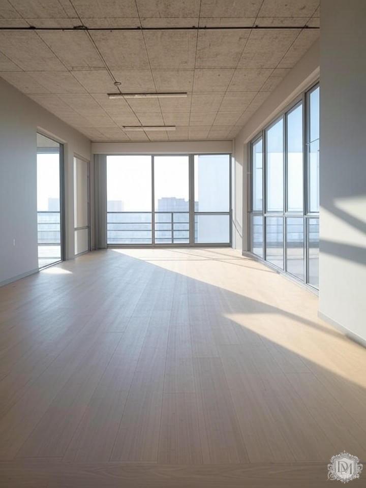 пустая квартира в новостройке перед началом ремонта