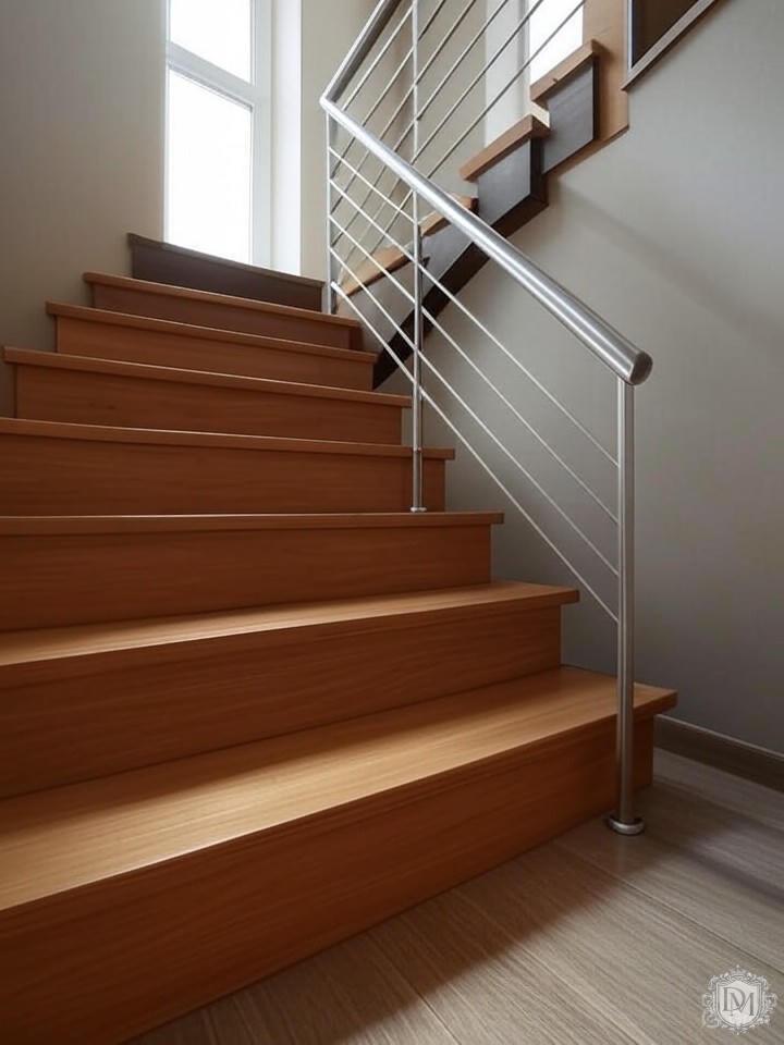 Дизайн лестницы в интерьере таунхауса